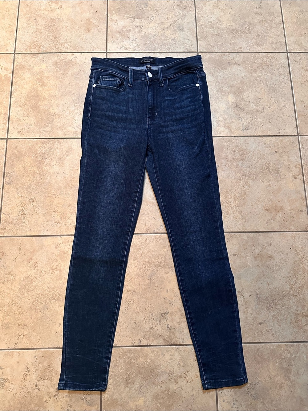 Judy Blue Dark Blue High-Rise Skinny Jeans